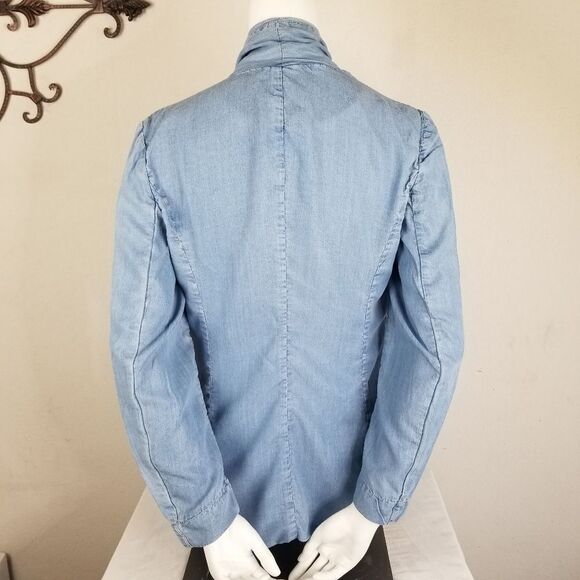 Jessica Simpson Open Front Light Blue Blazer - Picture 3 of 8